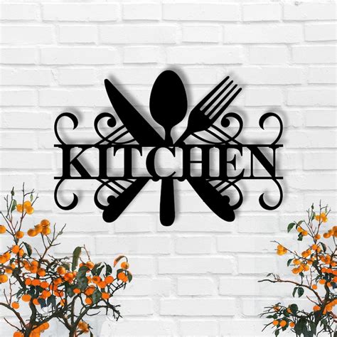 Custom Metal Kitchen Sign Nanas Kitchen Metal Etsy