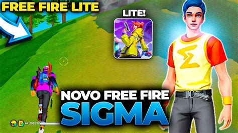 NOVO FREE FIRE LITE JOGANDO SIGMA INSCRITOSFREE FIRE SIGMA AO