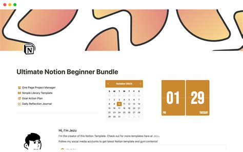 Galeria De Modelos Do Notion — The Ultimate Notion Beginner Bundle