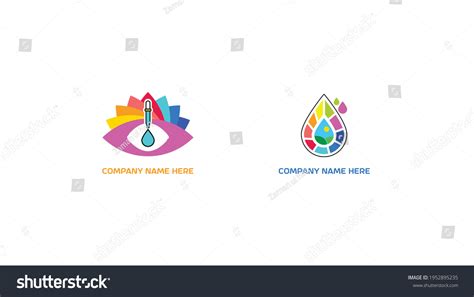 Color Picker Logo Vector Logo Eye Dropper Logo Royalty Free Stock