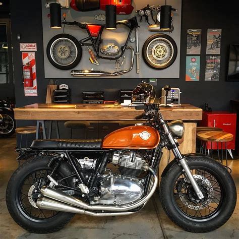 Royal Enfield Interceptor Cafe Racer Yummygood Ok Blogspot