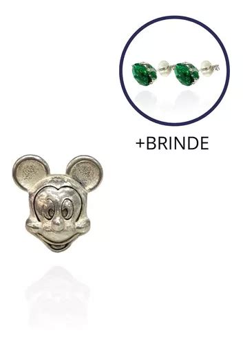 Berloque Mickey Disney Liso Prata Original Vivara Pandora