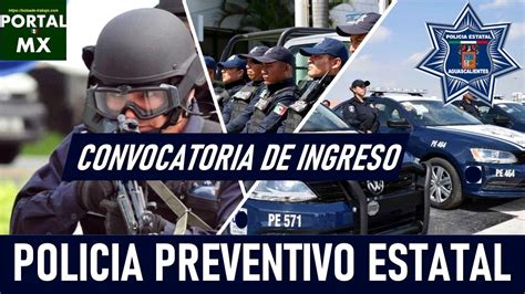 Convocatoria Policía Preventivo Estatal 2022 2023 INTEGRATE