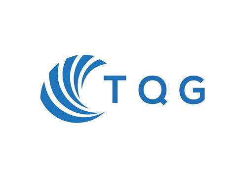 TQG letter logo design on white background. TQG creative circle letter ...