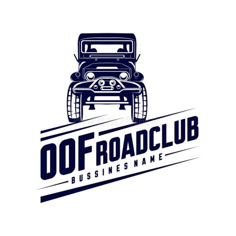 Ilustração De Logotipo De Carro Fora De Estrada Modelos De Logotipo 4x4