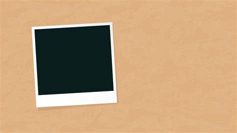 Blank Instant Picture Frame On Wall Template Vector Art At