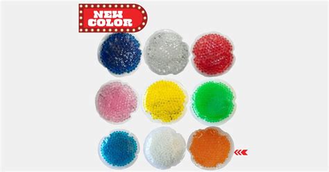 Promotional Gel Beads Hot Cold Pack Small Circle With Your Logo Minithrowballs