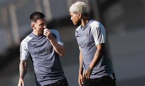 Nueva dupla del 10 Josef Martínez y Lionel Messi entrenaron juntos