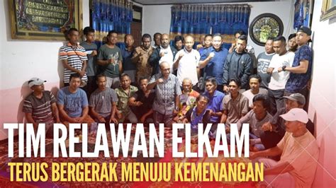 Menuju Tim Relawan Elkam Terus Memperkenalan Sosok Elisa Kambu