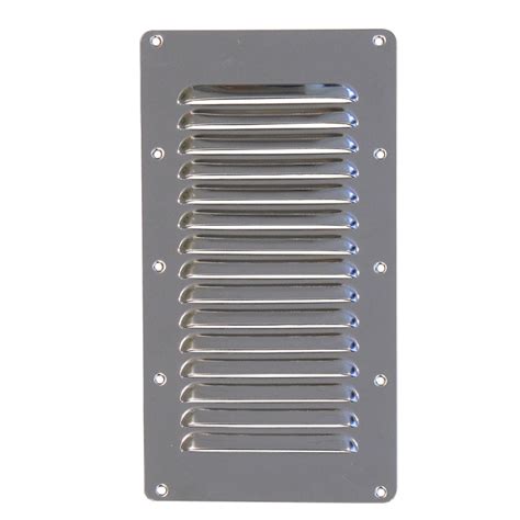 STAINLESS STEEL LOUVER VENTS MM 228X127 Dimensions 228X127 MM