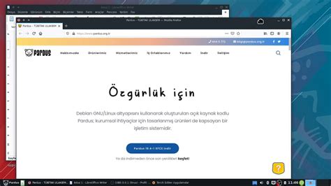 Pardus Eğitimi 6 Pardus XFCE Çalışma Ortamı Tercih Edilen