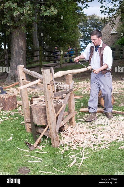 Man using drawknife hi-res stock photography and images - Alamy