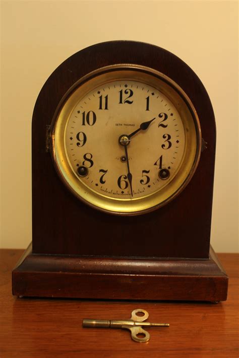 Sold Price Seth Thomas Mantle Clock Invalid Date Edt