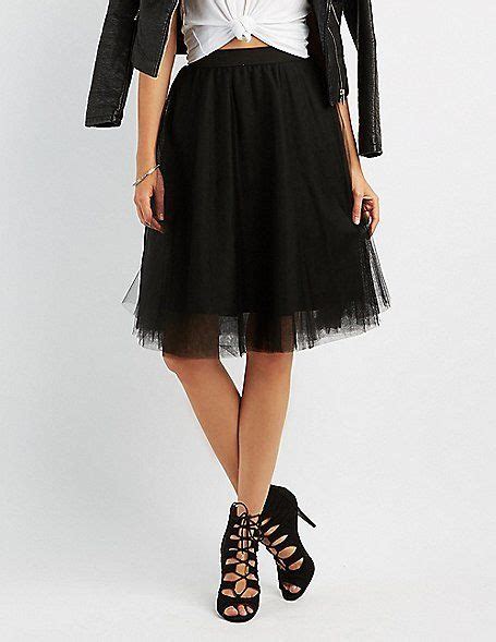 Charlotte Russe Tulle Full Midi Skirt Full Midi Skirt Midi Skirt