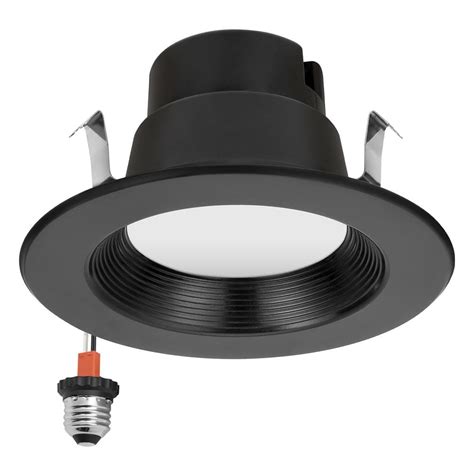 Maxxima In Retrofit Recessed Led Downlight Black Trim Lumens