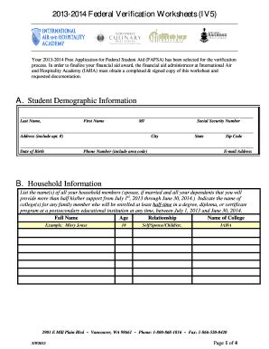 Fillable Online Publicsite Aha Federal Verification