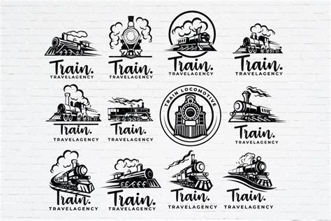 Locomotive Train Svg Bundle Retro Train Svg Locomotive Clipart Svg