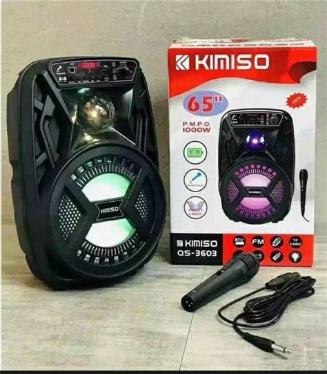 Speaker Bluetooth KIMISO QS 3603 Series 6 5 Inchi Free Mic Karaoke FM