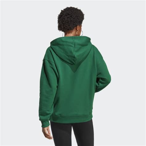 Adidas Trefoil Hoodie Green Womens Lifestyle Adidas Us