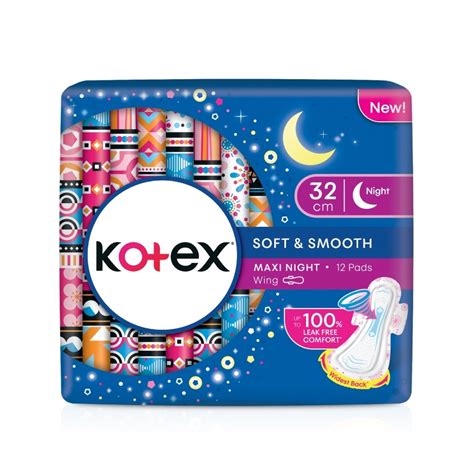 KOTEX Soft Smooth Maxi Night Wing 32cm 12s Shopee Malaysia