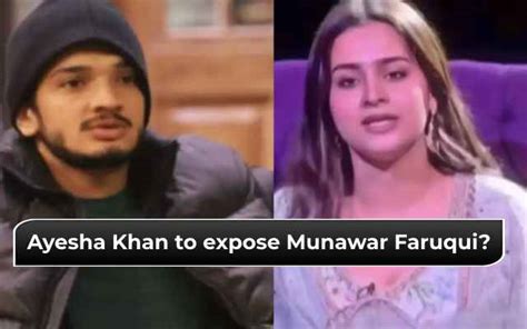 Bigg Boss Munawar Faruqui S Alleged Ex Ayesha Khan Enters As Wild