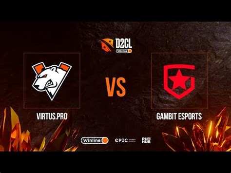 Virtus Pro Vs Gambit Esports Winline D2CL Season 9 Bo3 Game 2