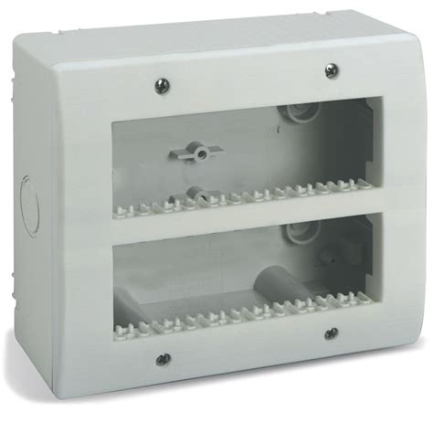 Contenitore Autoportante IP40 S44 Per Minicanali 12 Moduli 6 6 Bianco