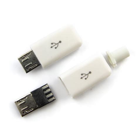 Wtyczka Wtyk Micro Usb B Pin Z Obudow Na Kabel