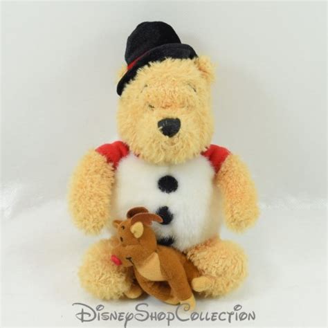 copia de Plush Tigger DISNEY STORE muñeco de nieve con sombrero