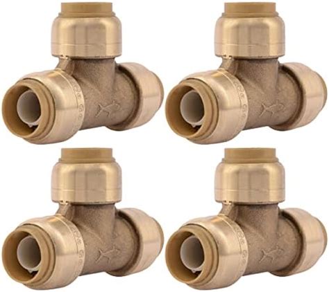 Amazon SharkBite 1 Inch Tee Push To Connect Brass Plumbing