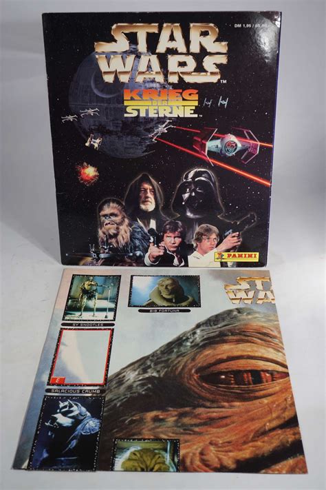 Mistercolleco Star Wars Krieg Der Sterne Panini Album Mit Poster