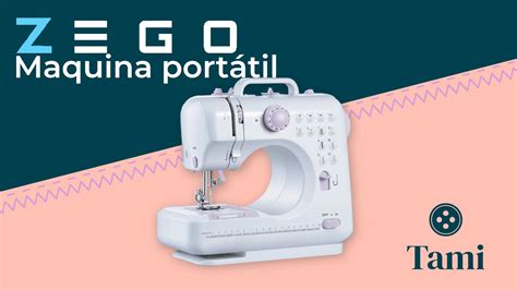 Una máquina de coser portatil ideal para principiantes Zego portatil