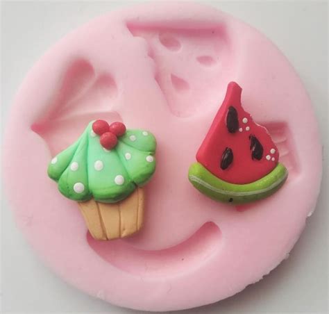 Materialesymanualid On Twitter Molde En Silicona Cupcake Y Sandia