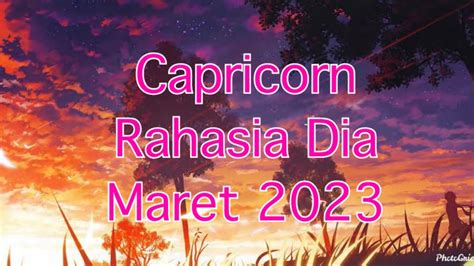 Capricorn Rahasia Dia Mar Dia Banyak Menyimpan Luka Hati Sering