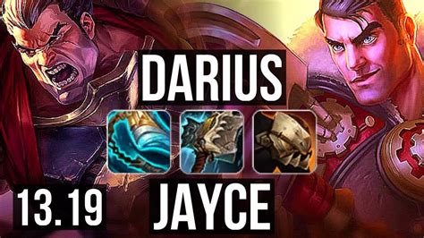 Darius Vs Jayce Top Solo Kills Games M Mastery