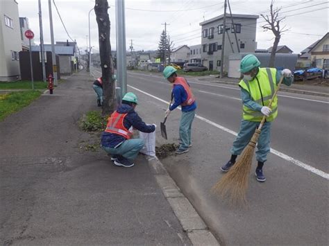 倶知安町ボランティア活動｜道路工業株式会社 北海道の道路舗装・混合物製造・地盤改良