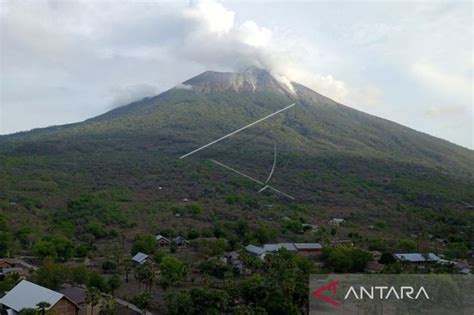 Warga Tiga Desa Di Kaki Gunung Ile Lewotolok Diminta Waspadai Longsoran