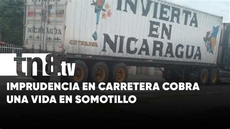 Imprudencia en carretera le cuesta la vida a un peatón en Somotillo