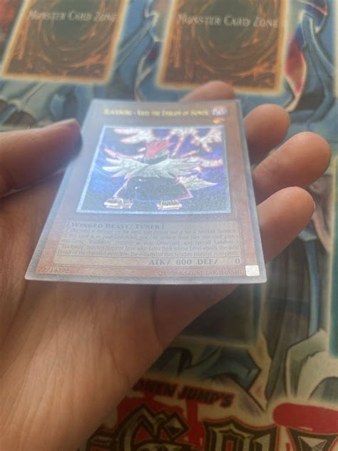 Yu Gi Oh Tcg Blackwing Vayu The Emblem Of Honor Ultimate Rare Lp