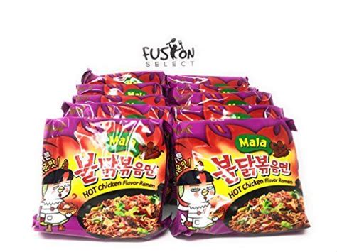 Fusion Select Samyang Mala 4x Buldak Bokeum Ramen 10pcs