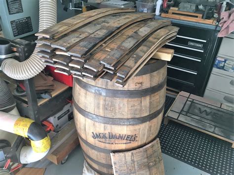 Whiskey Barrel Staves From A Used Jack Daniels Oak Whiskey