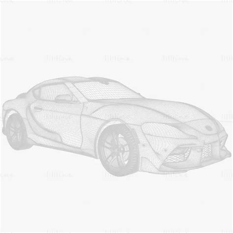 Toyota Supra Gr Car D Model