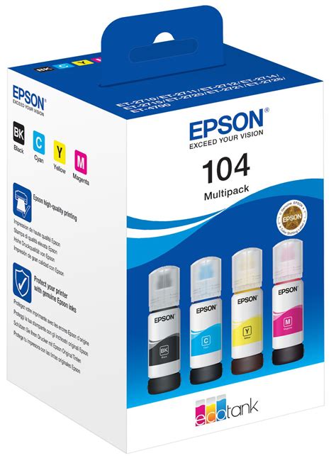 Epson Multipack Encre Cmybk T P Ecotank Et Color