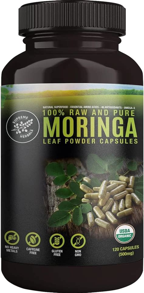 Amazon Moringa Capsules Moringa Powder Organic Capsules