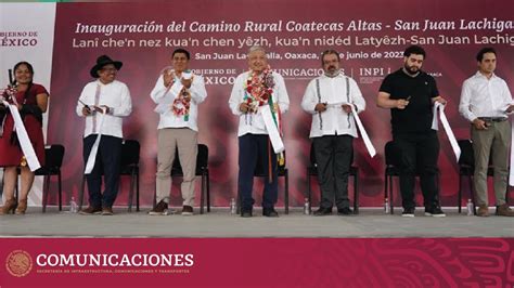 Inauguración Del Camino Rural Coatecas Atlas San Juan Lachigalla Youtube