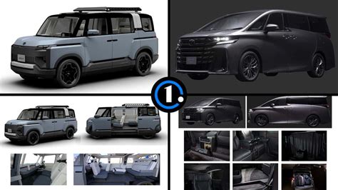 Toyota X-Van Gear and Vellfire Spacious Lounge debut as custom MPVs