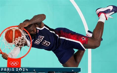 Lebron James Wears The Nike Lebron 22 During The 2024 Paris Olympics