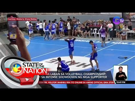 Mahigpit Na Laban Sa Volleyball Championship Nauwi Sa Intense Showdown