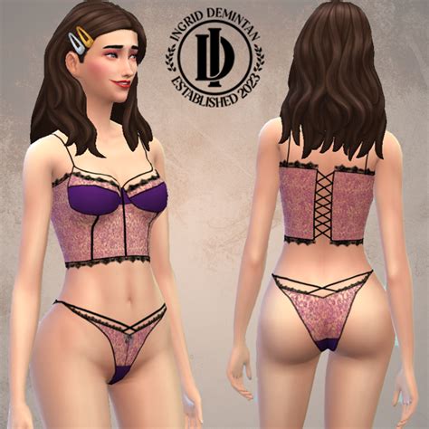 Ids Lingerie Dahlia The Sims Create A Sim Curseforge