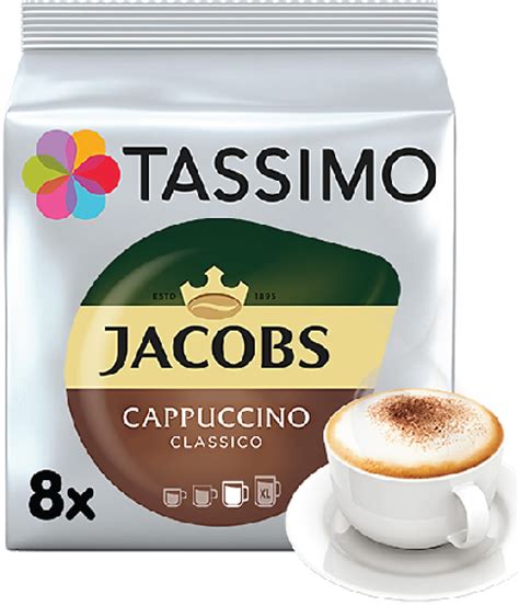 Купить Кофе молотый в капсулах Tassimo Jacobs Cappuccino Рит 260 г